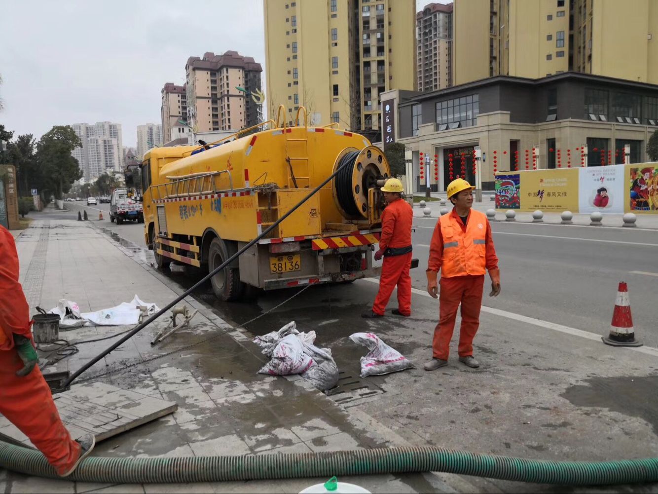 伊川排污管道清淤-管道清洗